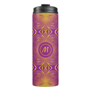 Bouteilles Isothermes motif tourbillon coloré abstrait 