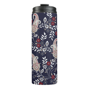Bouteilles Isothermes motif traditionnel indien paisley