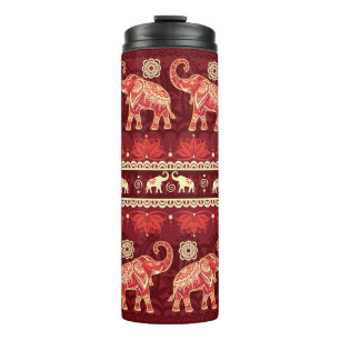 Bouteilles Isothermes Motif transparent avec éléphants