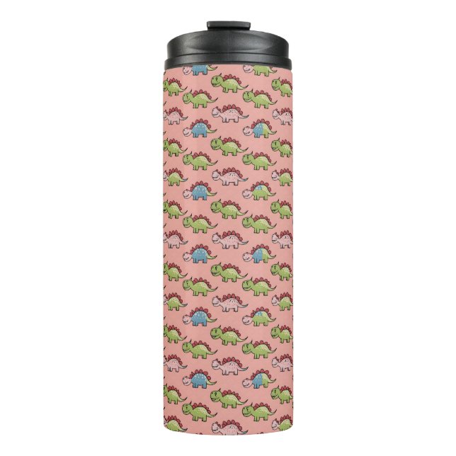 Bouteilles Isothermes Motif transparent de dinosaure mignon (Devant)