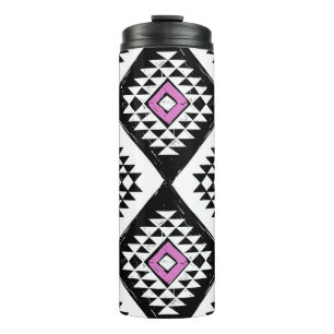Bouteilles Isothermes Motif tribal navajo noir blanc