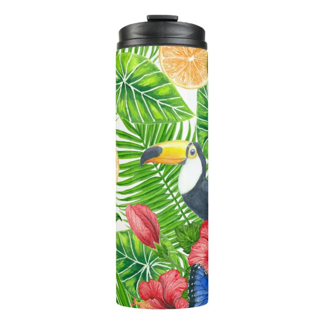 Bouteilles Isothermes Motif tropical (Devant)