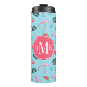 Bouteilles Isothermes Motif tropical à la mode de Flamant rose et de