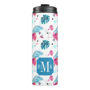 Bouteilles Isothermes Motif tropical de triangle de feuille