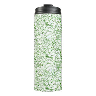 Bouteilles Isothermes Motif vert de biologie