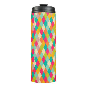 Bouteilles Isothermes motif vintage arlequin