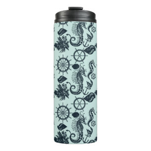 Bouteilles Isothermes Motif vintage d'animal de mer