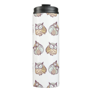 Bouteilles Isothermes motif vintage sans soudure avec choux mignons