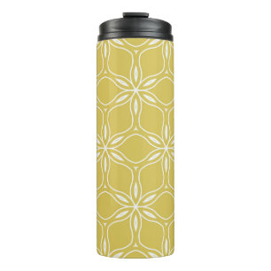 Bouteilles Isothermes Motifs géométriques fleuris sans couture. vintag t