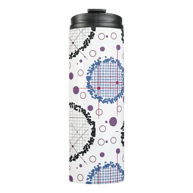 Bouteilles Isothermes Motifs géométriques pour design moderne (Devant)
