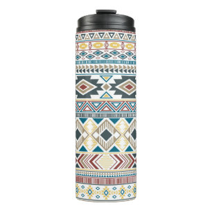Bouteilles Isothermes Motifs Tribaux Aztèques : Design géométrique sans