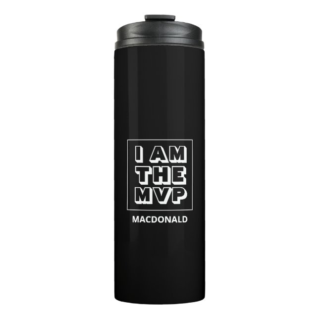 Bouteilles Isothermes Motivationnel JE SUIS LE MVP Thermal Tumbler (Devant)