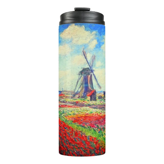 Bouteilles Isothermes Moulin à vin Monet Tulips (Devant)