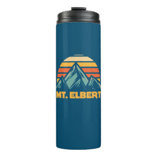 Bouteilles Isothermes Mt. Elbert Colorado Retro Turquoise