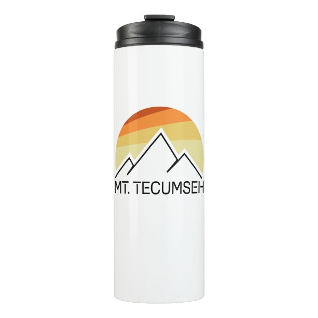 Bouteilles Isothermes Mt. Tecumseh New Hampshire Rétro (Devant)
