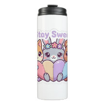 Mug de Voyage Animaux Kawaii Mignons Pastel