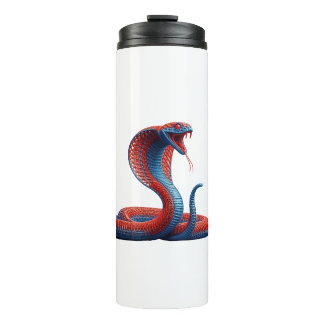 Bouteilles Isothermes Mug de voyage graphique artistique cobra - Serpent (Devant)