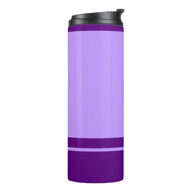 Bouteilles Isothermes Multi-Color Purple Design Tumbler (Tourné sur la gauche)