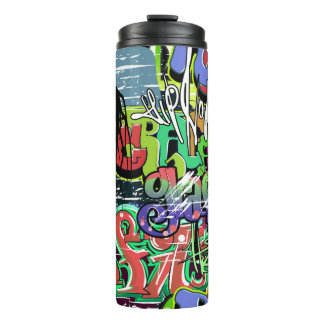 Bouteilles Isothermes Mur de graffitis : Hip hop urbain