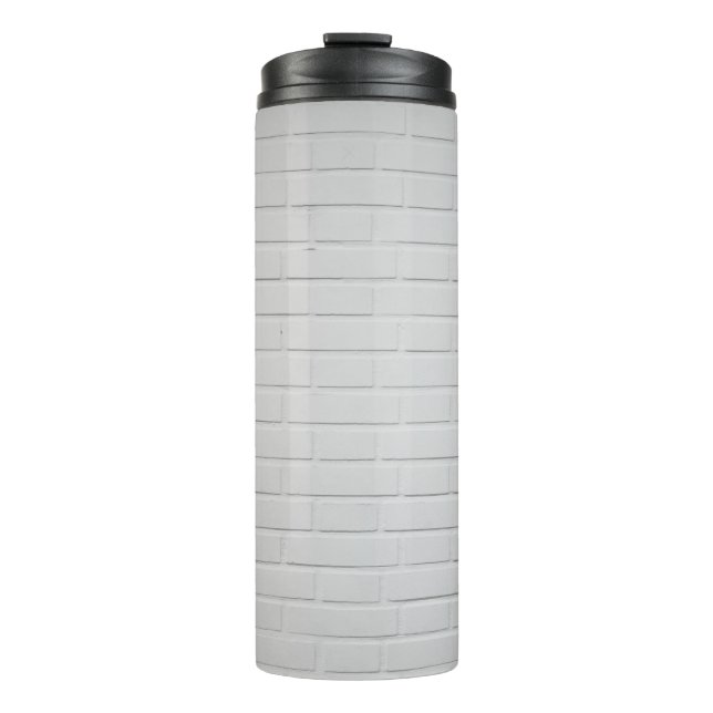 Bouteilles Isothermes Mur en brique blanche (Devant)