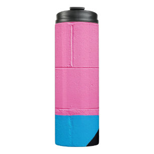 Bouteilles Isothermes Mur peint rose et bleu