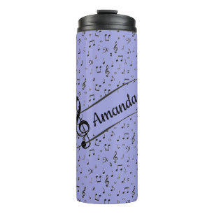 Bouteilles Isothermes Musique noire personnalisée