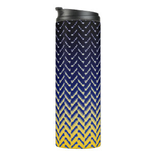 Bouteilles Isothermes MVB Cheron Bleu Jaune Design Tumbler