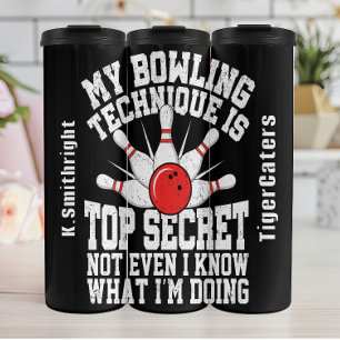 Bouteilles Isothermes My Bowling Technique Top Secret Graphic