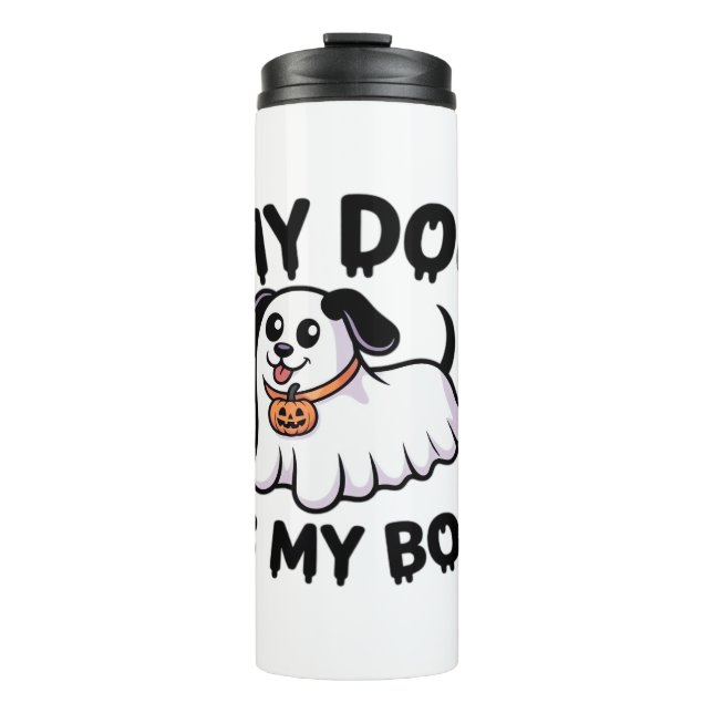 Bouteilles Isothermes My Dog Is My Boo Shirt - Drôle Dog Lover Don 2025 (Devant)