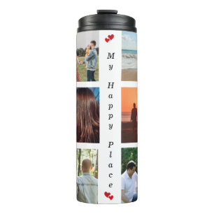 Bouteilles Isothermes My Happy Place Personnalisable Photo de famille 6 