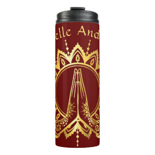 Bouteilles Isothermes Namaste Hands Travel Mug
