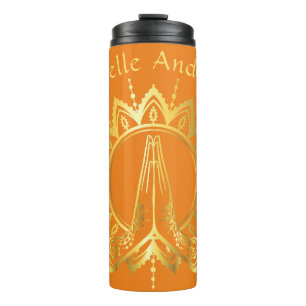 Bouteilles Isothermes Namaste Hands Travel Mug