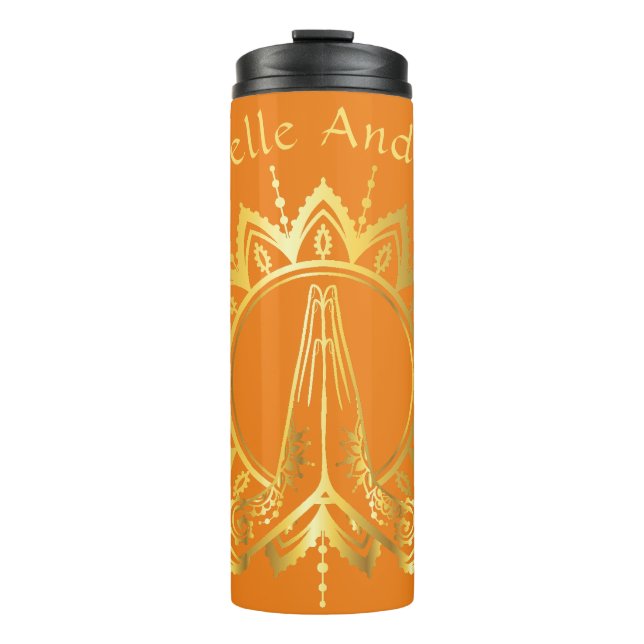 Bouteilles Isothermes Namaste Hands Travel Mug (Devant)