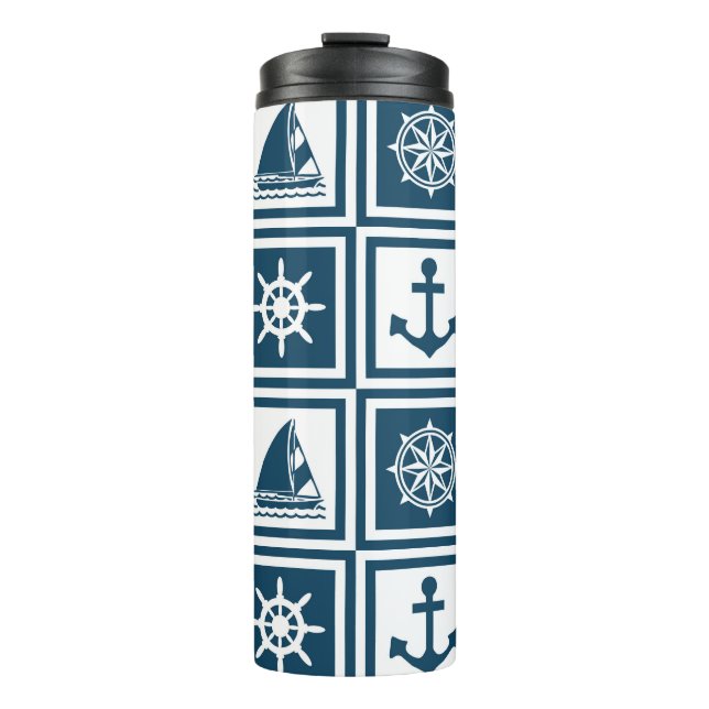 Bouteilles Isothermes Nautical themed design (Devant)