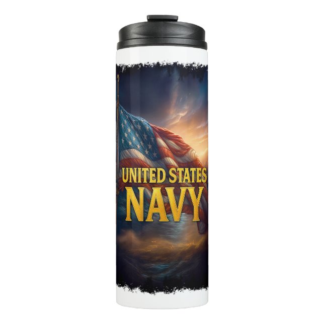 Bouteilles Isothermes Navy USN Veteran (Devant)