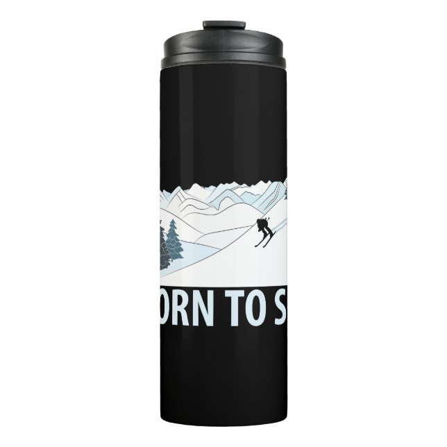 Bouteilles Isothermes Né à Ski Sports d'hiver (Devant)