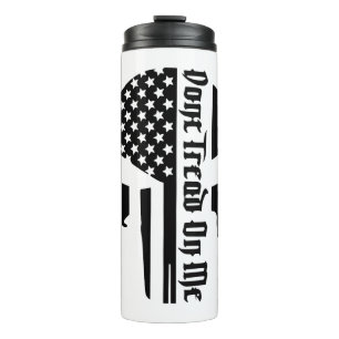 Bouteilles Isothermes Ne pas me rouler sur le crâne #USAPatriotGraphics 
