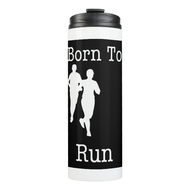 Bouteilles Isothermes Né pour courir (Devant)