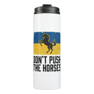 Bouteilles Isothermes Ne Pousse Pas Le Cheval Cheval Vintage