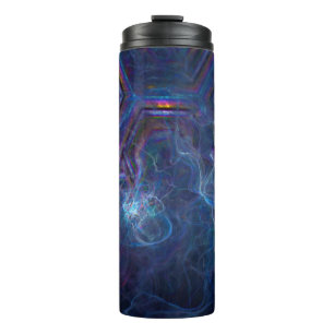 Bouteilles Isothermes Nebula fractale Abstraite et morphe géométrique