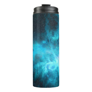 Bouteilles Isothermes nébuleuse orientale, lumière bleue, astronomie.