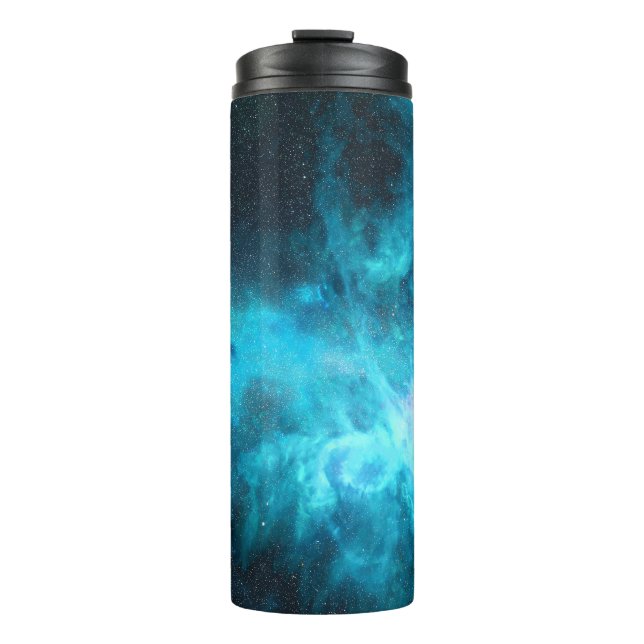 Bouteilles Isothermes nébuleuse orientale, lumière bleue, astronomie. (Devant)