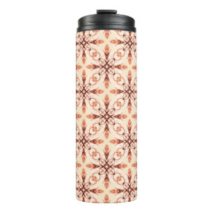 Bouteilles Isothermes Neo Victorian Brown Fractal Motif