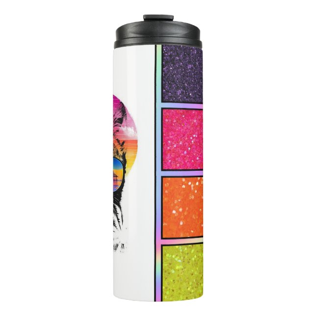 Bouteilles Isothermes Neon Cat | parties scintillant Faux (Devant)