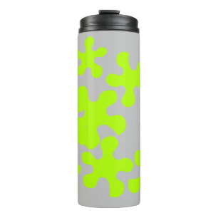 Bouteilles Isothermes néon vert citron gris fun