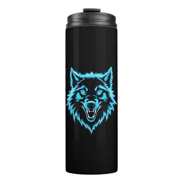 Bouteilles Isothermes Neon Wolf (Devant)
