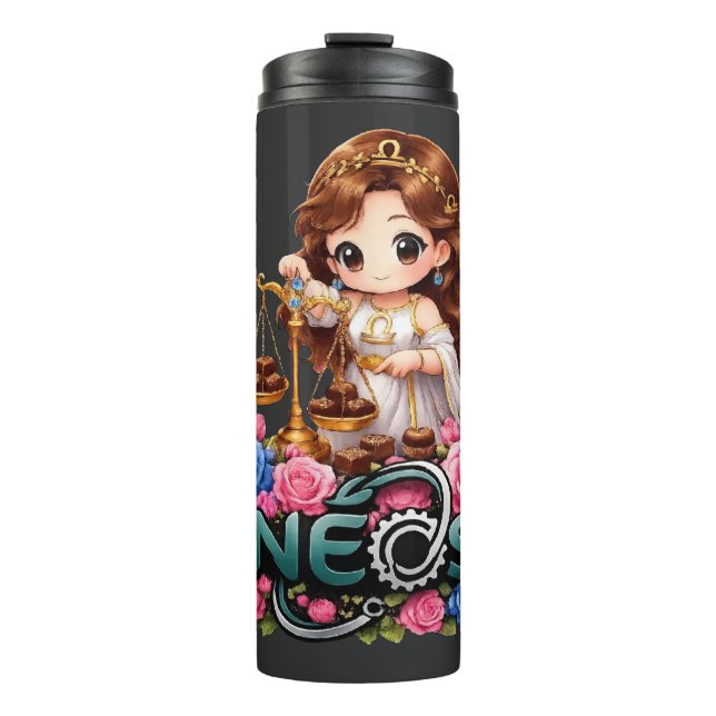 Bouteilles Isothermes Neos Kawaii Zodiaque Balance (Devant)