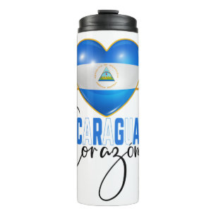 Bouteilles Isothermes Nicaragua En mi Corazon Fierté nicaraguayenne