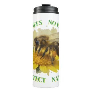 Bouteilles Isothermes No Bees No Food - Protection Nature Thermobecher
