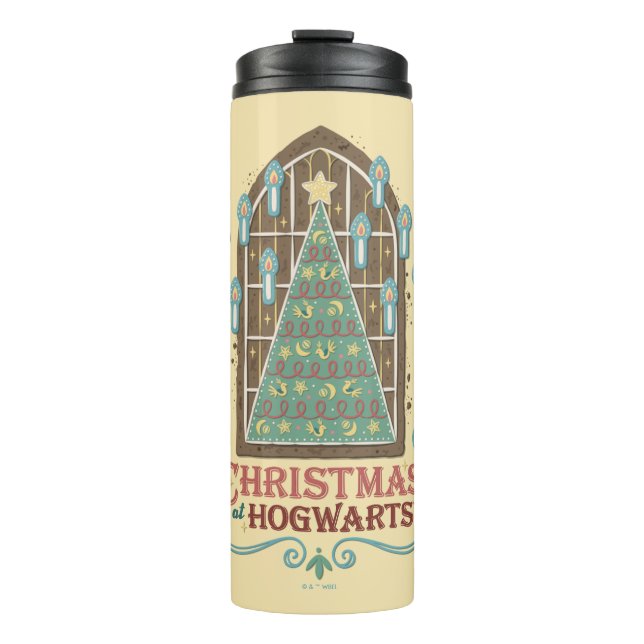 Bouteilles Isothermes Noël chez HOGWARTS™ - Graphique de cookies (Devant)